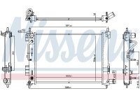 Radiator 606804 Nissens