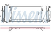 Radiator 606809 Nissens