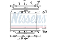 Radiator 606830 Nissens