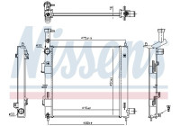 Radiator 606865 Nissens