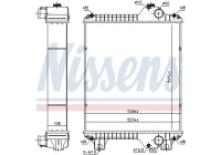 Radiator 606891 Nissens
