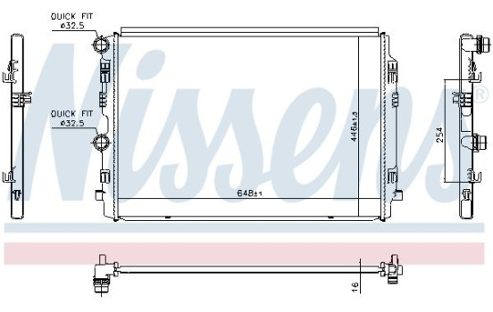 Radiator 606911 Nissens