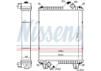 Radiator 606931 Nissens