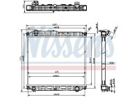 Radiator 607022 Nissens