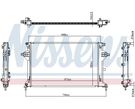 Radiator 607111 Nissens, bild 5