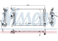 Radiator 607296 Nissens