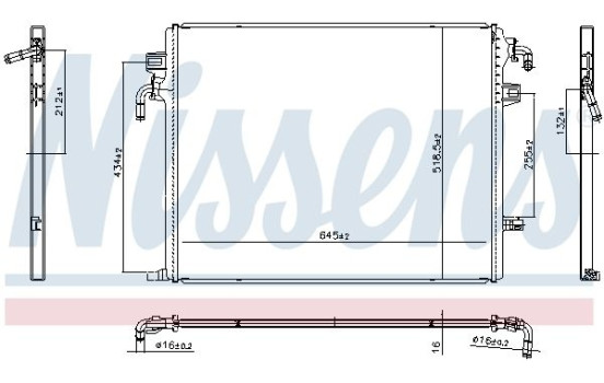 Radiator 607458 Nissens, bild 5