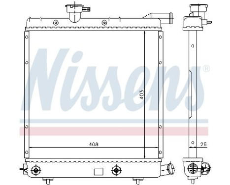 Radiator 60979 Nissens, bild 6
