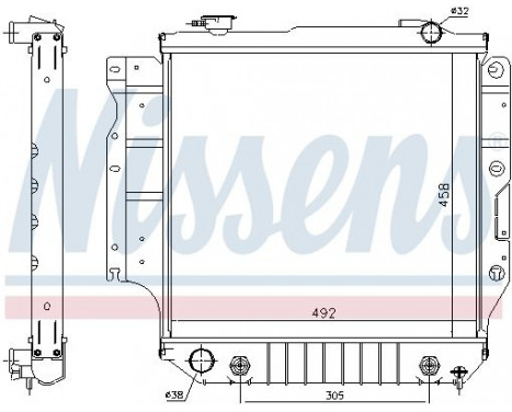 radiator 61036 Nissens