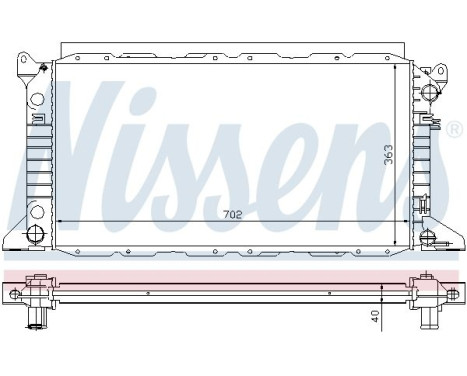 Radiator 62048 Nissens, bild 5