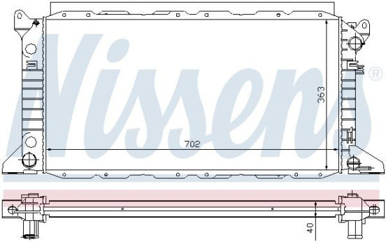 Radiator 62048 Nissens, bild 5