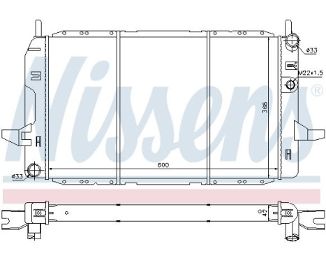 Radiator 62218 Nissens