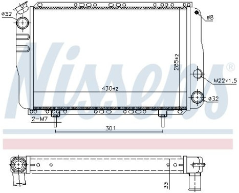 Radiator 63800 Nissens, bild 5