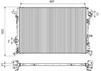 Radiator 701489 Valeo