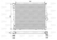 Radiator 701563 Valeo