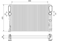 Radiator 701872 Valeo