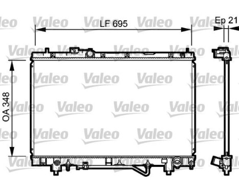Radiator 732420 Valeo