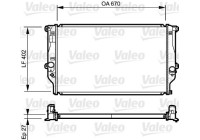 Radiator 735216 Valeo