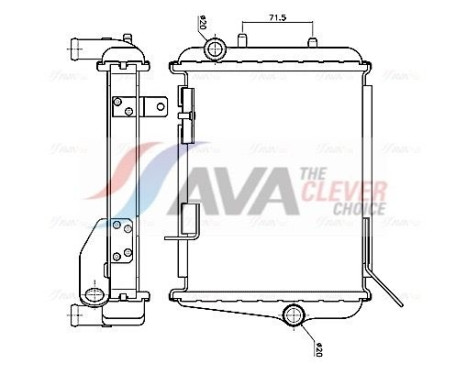 Radiator AI2453 Ava Quality Cooling