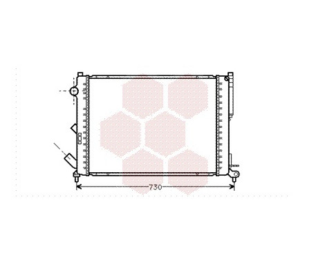 RADIATOR ARD 43002301X Van Wezel