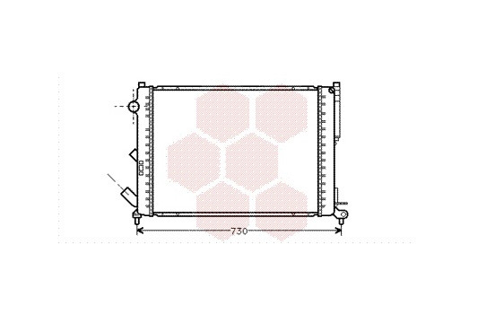 RADIATOR ARD 43002301X Van Wezel