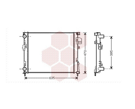 RADIATOR ARD 43002303X Van Wezel