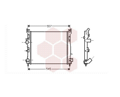 RADIATOR ARD 43002362X Van Wezel