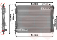RADIATOR ARD 43002374X Van Wezel