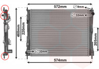 RADIATOR ARD 43002375X Van Wezel
