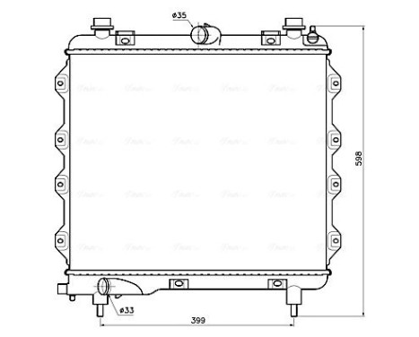 Radiator CR2148 Ava Quality Cooling