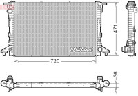 Radiator DRM02047 Denso