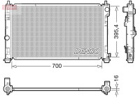 Radiator DRM06039 Denso