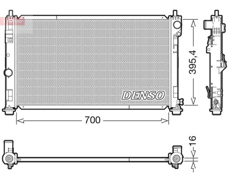 Radiator DRM06039 Denso