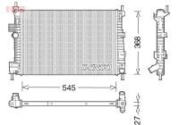 Radiator DRM10009 Denso