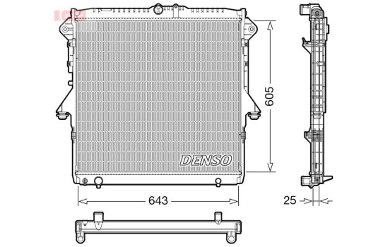 Radiator DRM10119 Denso