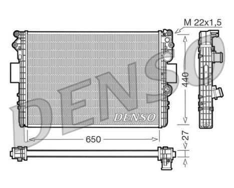 Radiator DRM12002 Denso