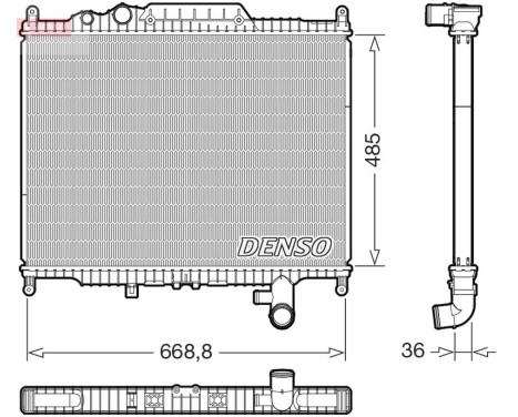 Radiator DRM14003 Denso