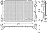 Radiator DRM17049 Denso