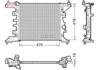 Radiator DRM20121 Denso