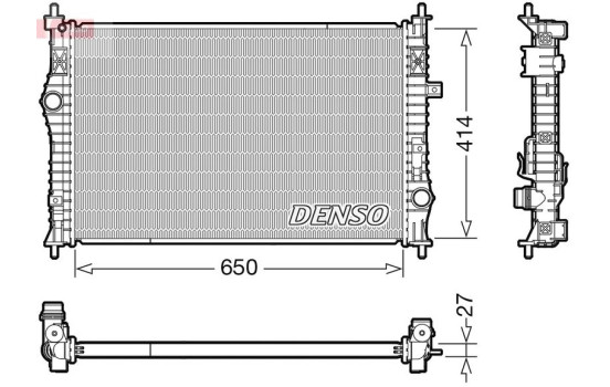 Radiator DRM21104 Denso