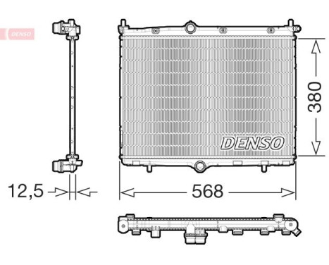 Radiator DRM21107 Denso