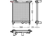 Radiator DRM32036 Denso