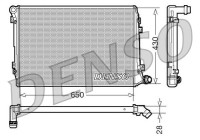 Radiator DRM32037 Denso