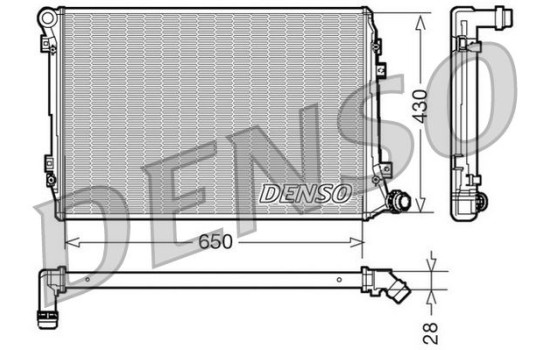 Radiator DRM32037 Denso