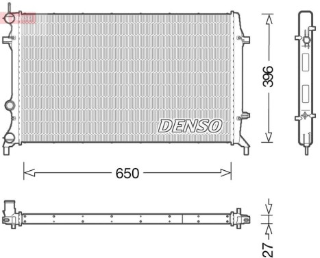 Radiator DRM32043 Denso