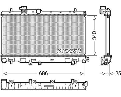 Radiator DRM36020 Denso