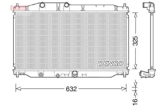 Radiator DRM40043 Denso