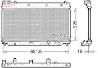 Radiator DRM40055 Denso