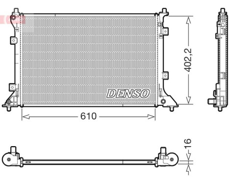 Radiator DRM43024 Denso