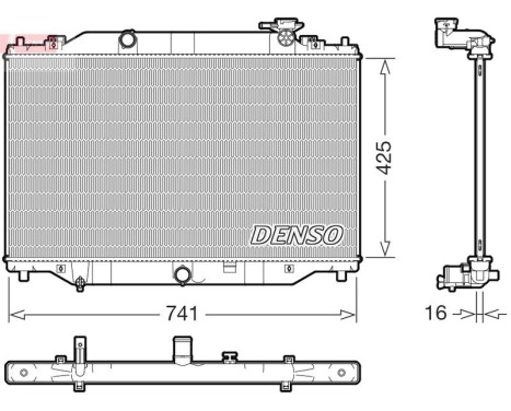 Radiator DRM44053 Denso